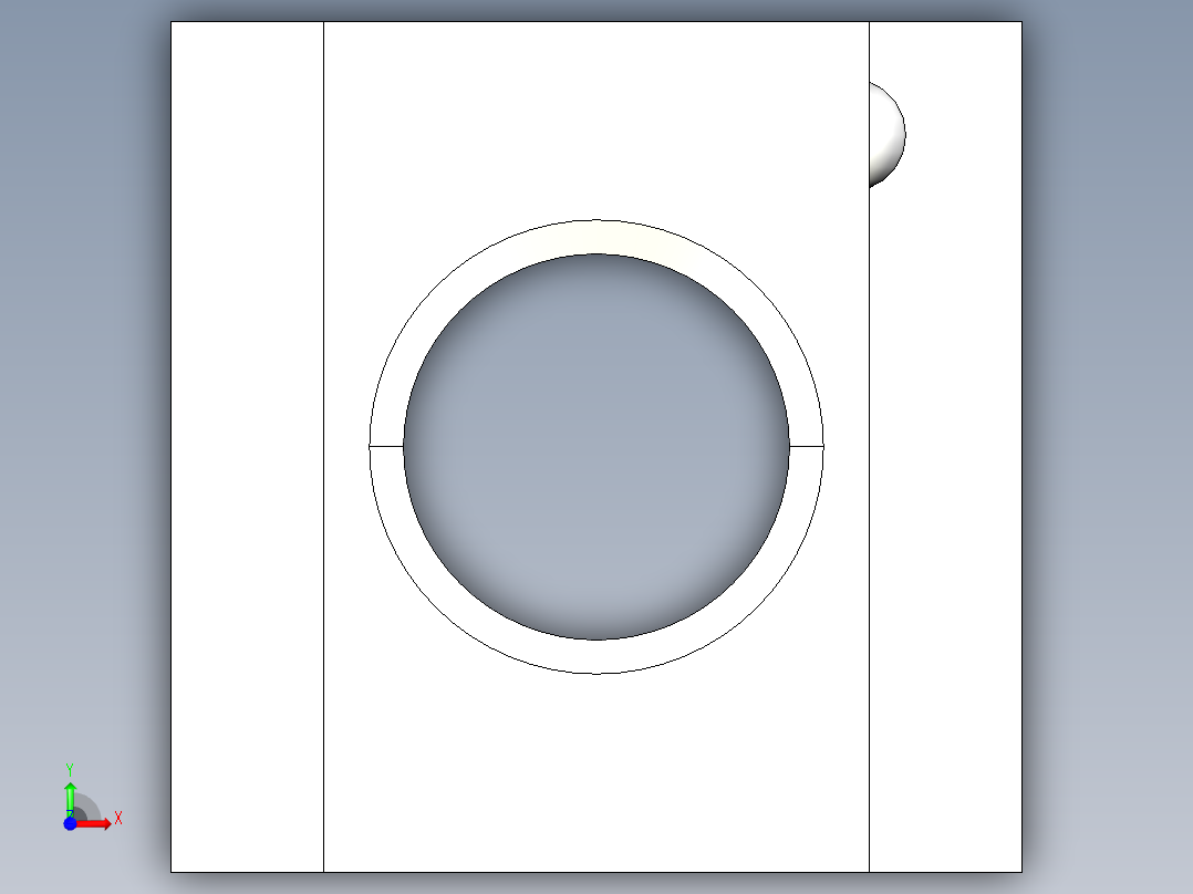 T 螺帽(C)2301-3D多系列多零件图纸模型前视图