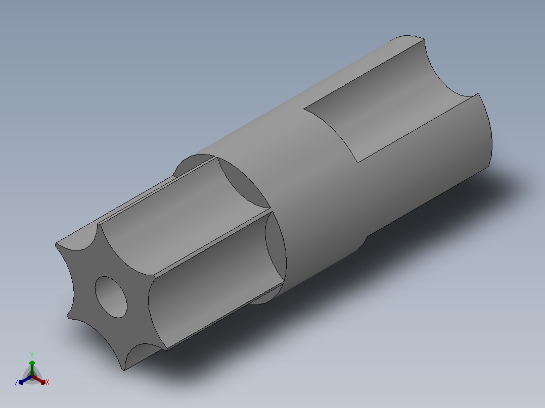 肥箱轮正等轴测图