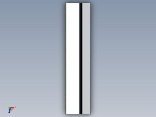 型材-BR SHELVING PROFILE KJN992411.STEP俯视缩略图