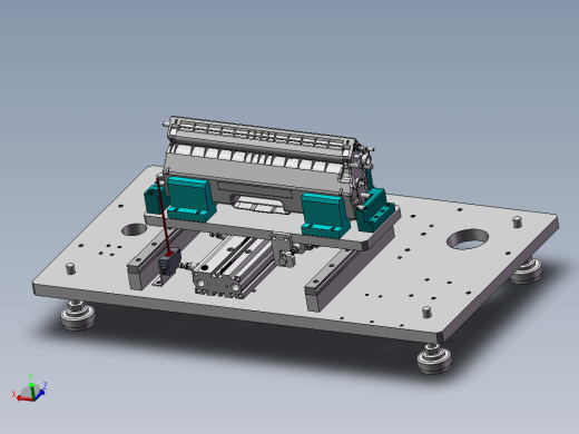 显像滚涂润滑油2处并打外E环设备