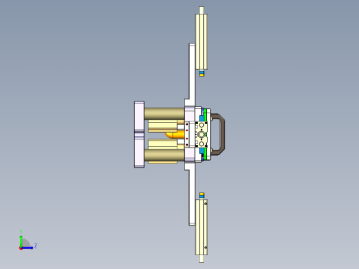 Z581C-笔记本CNC工装夹具三维模型CNC6-0805左视缩略图