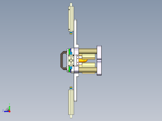 Z581C-笔记本CNC工装夹具三维模型CNC6-0805右视缩略图