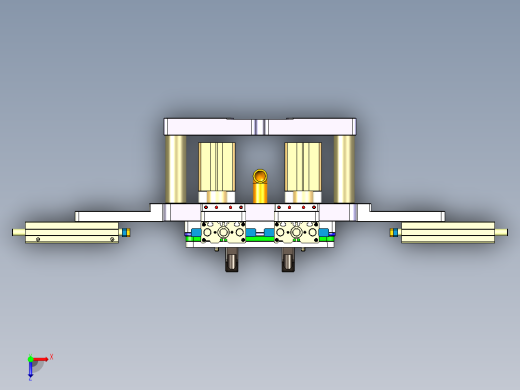 Z581C-笔记本CNC工装夹具三维模型CNC6-0805俯视缩略图