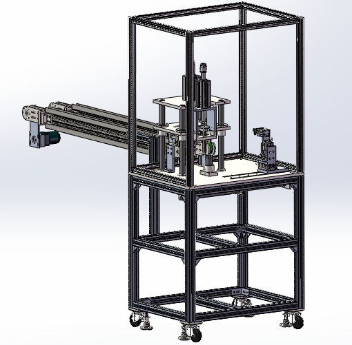 电机磁环自动装配（sw18可编辑+工程图）