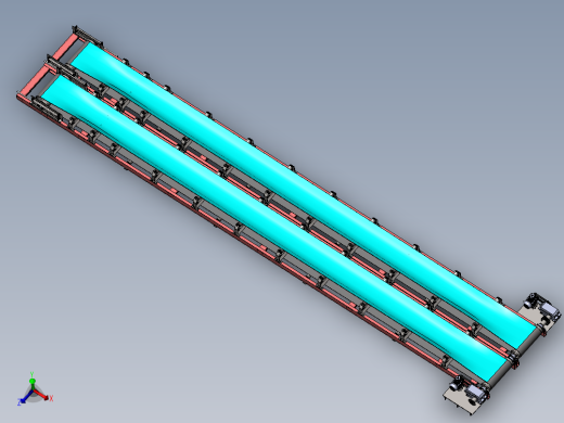 煤矿地轨煤块传送设备sw17可编辑