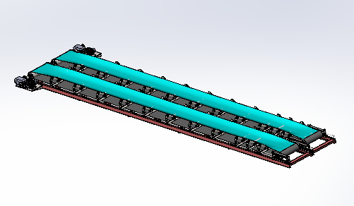 煤矿地轨煤块传送设备sw17可编辑