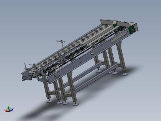 双排链式传送机构sw17可编辑