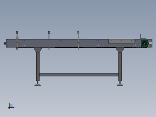 双排链式传送机构sw17可编辑左视缩略图
