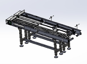 双排链式传送机构sw17可编辑