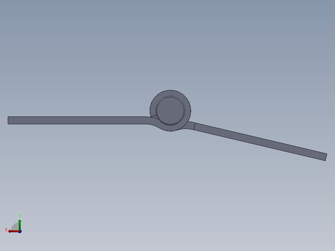 门合页铰链后视图