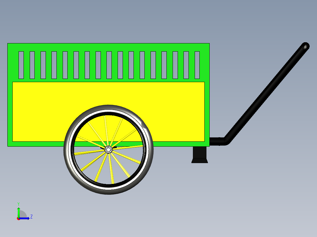 A0002457-垃圾车左视图