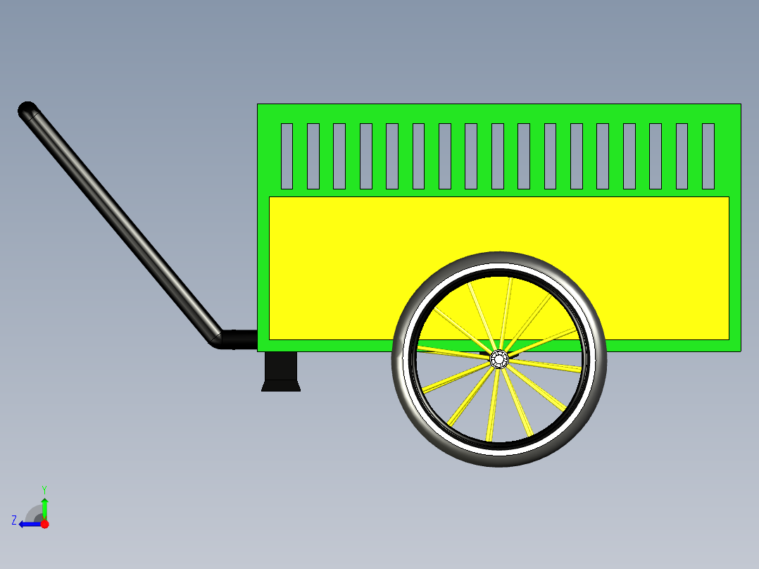 A0002457-垃圾车右视图