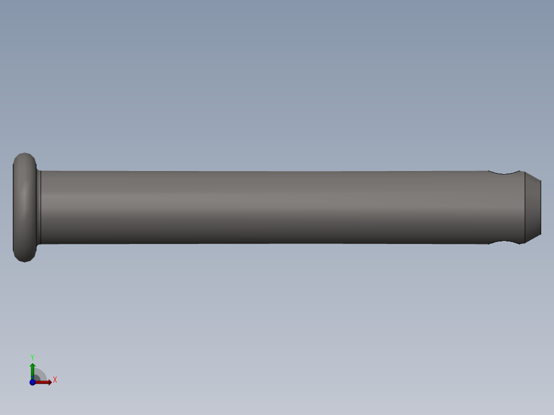 GB882-88 销轴B型8×55前视图