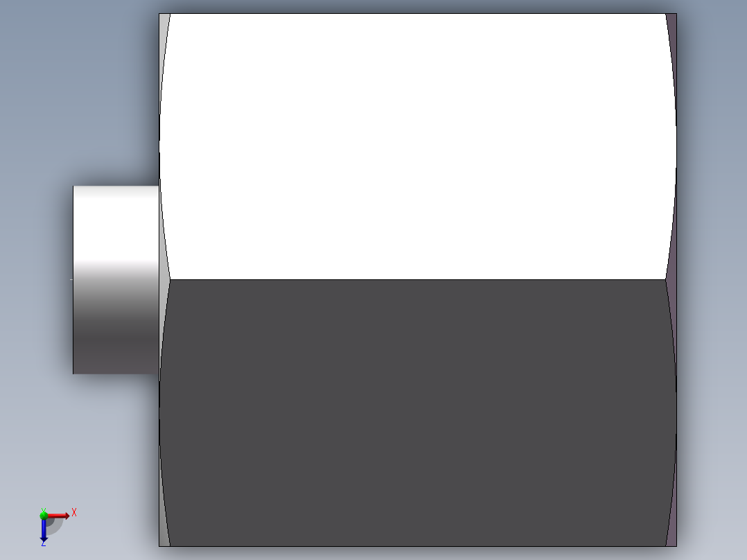 锥孔螺堵、9D-14俯视图