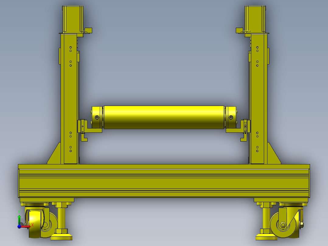 非标提升机构前视图