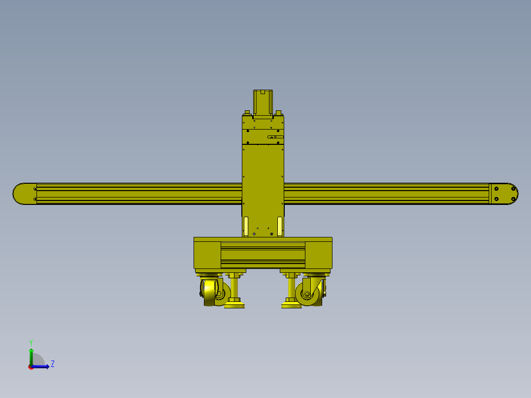 非标提升机构左视图