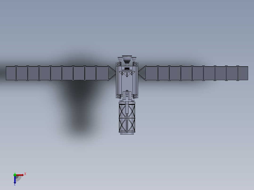 卫星、空间站(38)俯视图