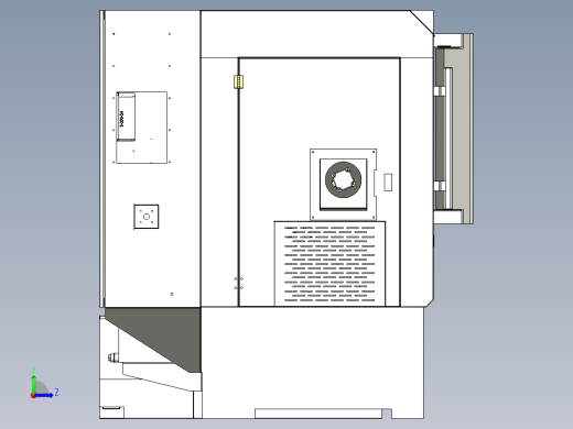 G500L数控车床左视缩略图