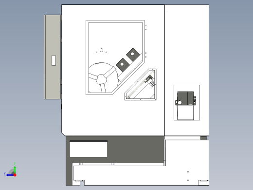 G500L数控车床右视缩略图