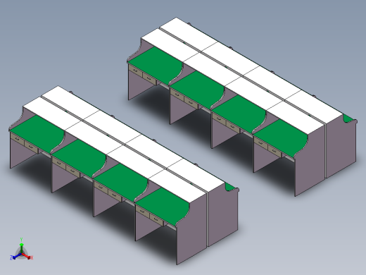货架、PCB工作台正等轴测缩略图