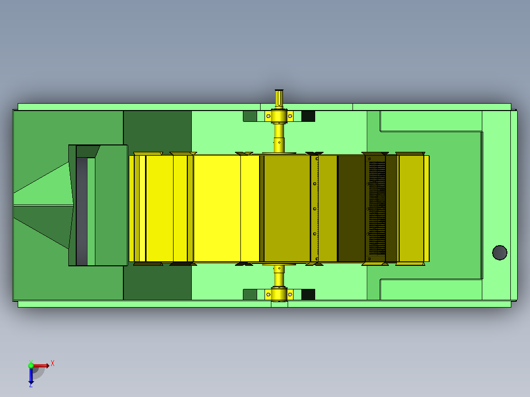 砂分离机sand-separator-2831-模型格式为 stp sw俯视图
