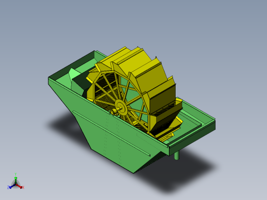 砂分离机sand-separator-2831-模型格式为 stp sw正等轴测缩略图