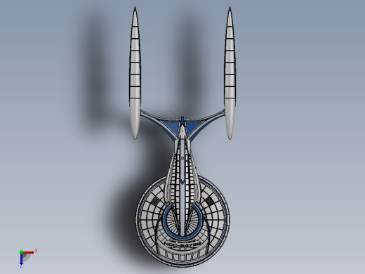 雄伟号航空母舰 NCC-84792俯视缩略图