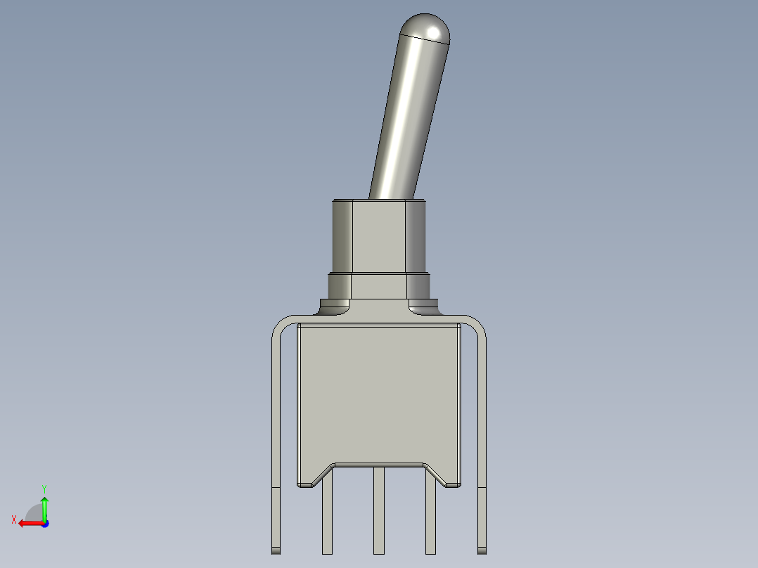 超小型可水洗拨动开关apem 12后视图