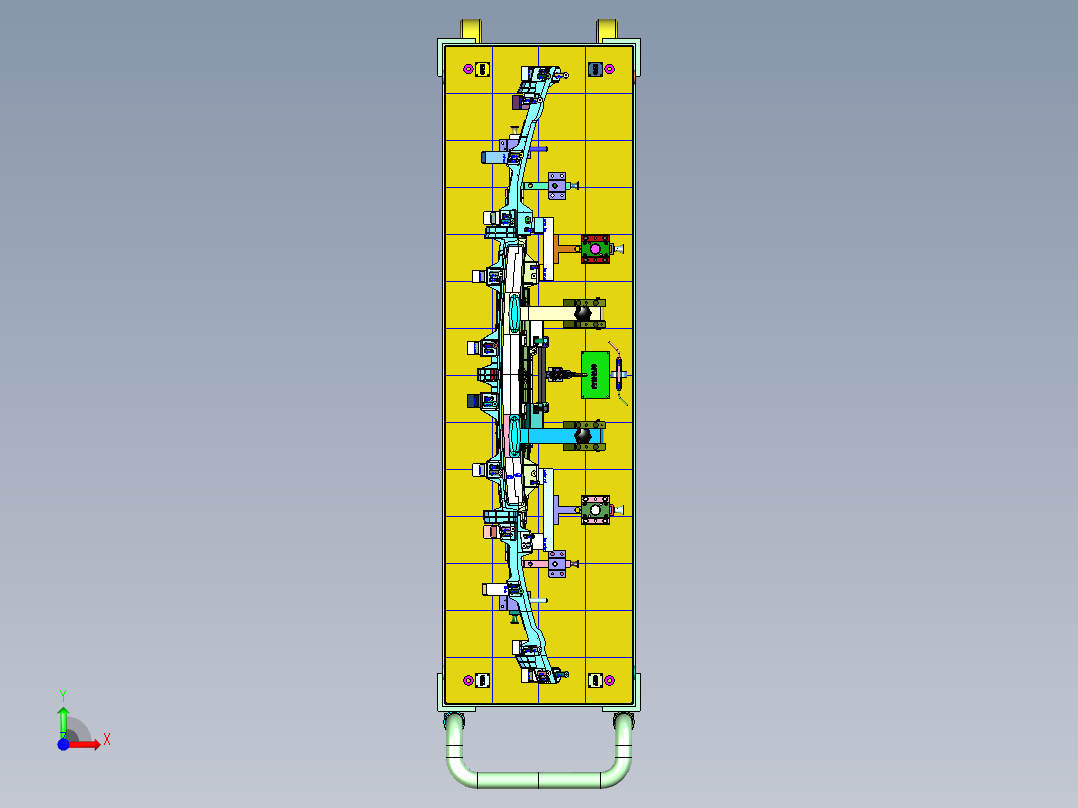 前除霜风道总成检具前视图