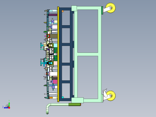 前除霜风道总成检具右视缩略图