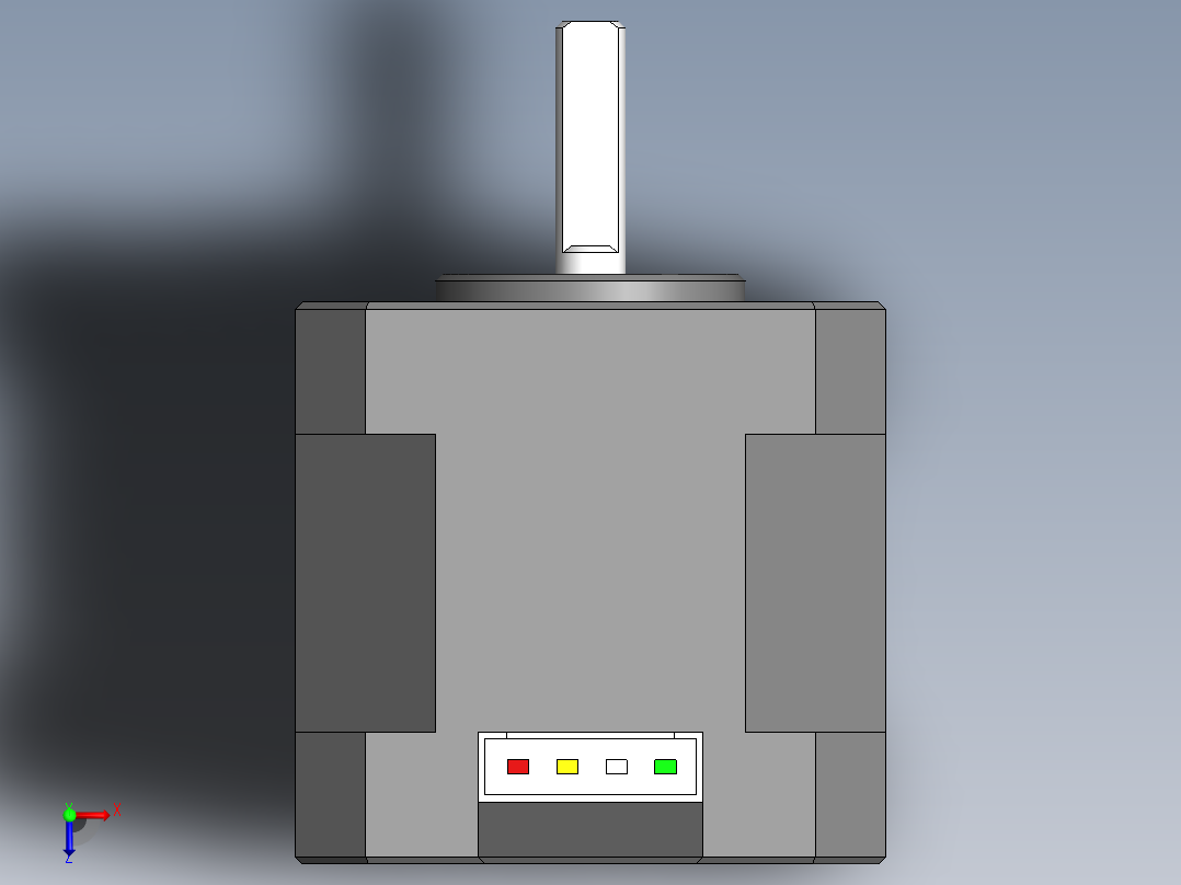 A0003834-步进电机俯视图