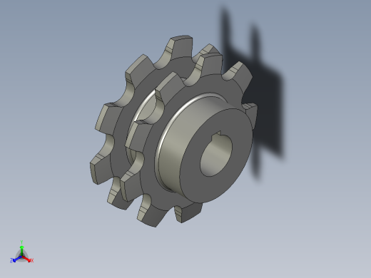 30倍速输送链齿轮-1223-B-A-B