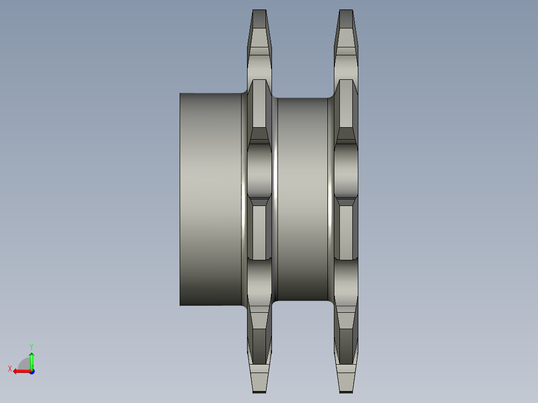 30倍速输送链齿轮-1223-B-A-B后视图