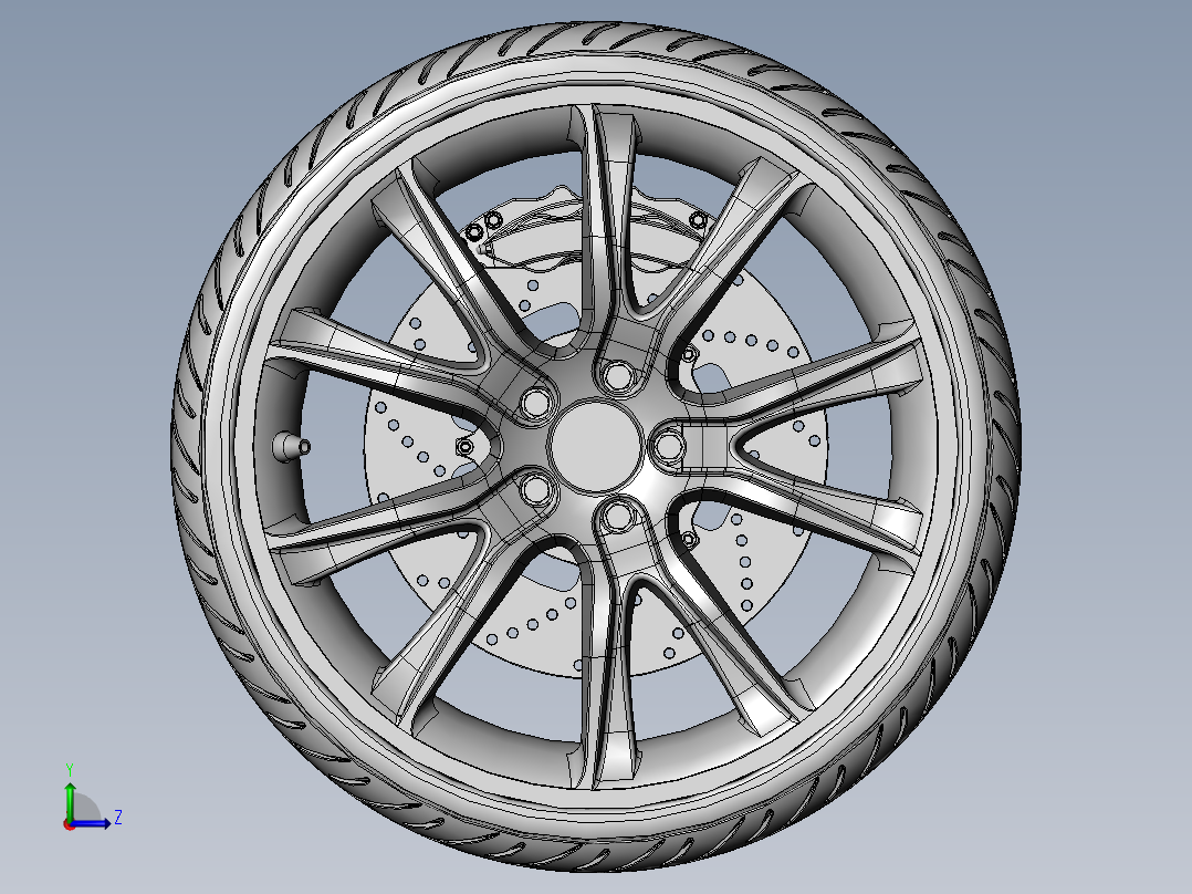 全自动轮胎拆卸装置3D--1255158--200左视图