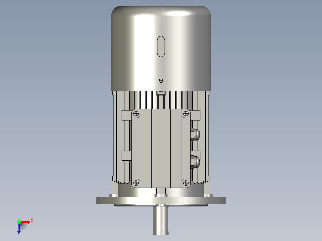 Y3EJ系列电机B5安装(63180L)Y2EJ-100-4P-3kW-B5俯视图