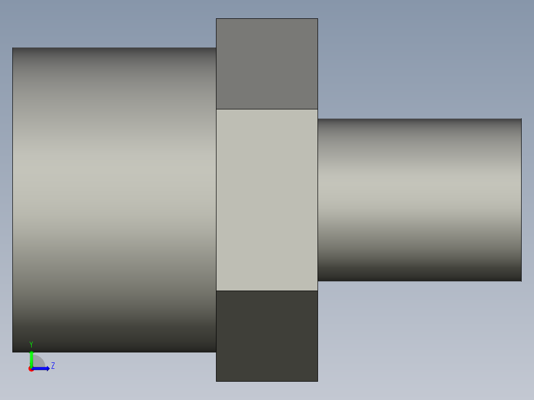 后端后不锈钢05外丝-025外丝-变丝左视图