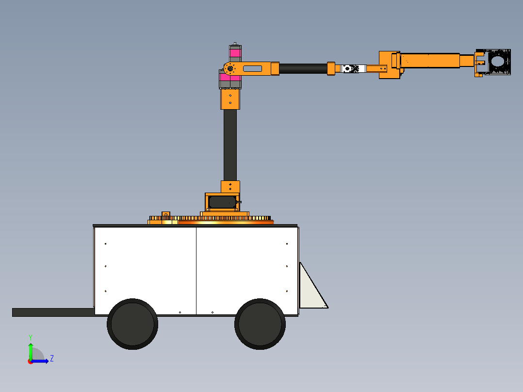 A0003997-农业采摘机器人左视图