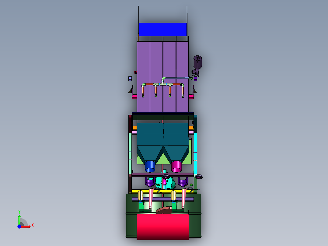 气调保鲜包装机前视图