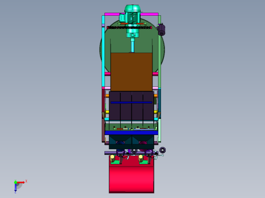 气调保鲜包装机俯视缩略图