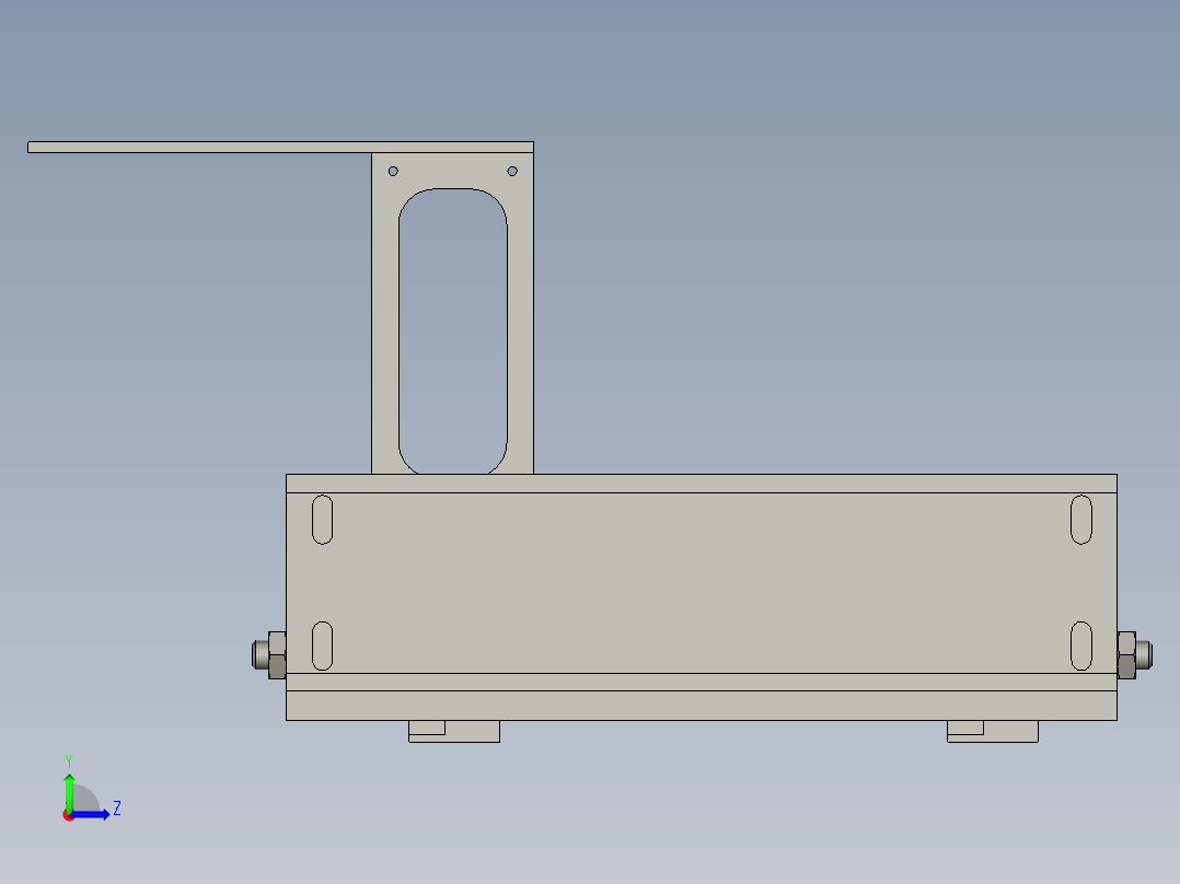 CY1S(615)磁偶式无杆气缸CDY1S10H-200左视图