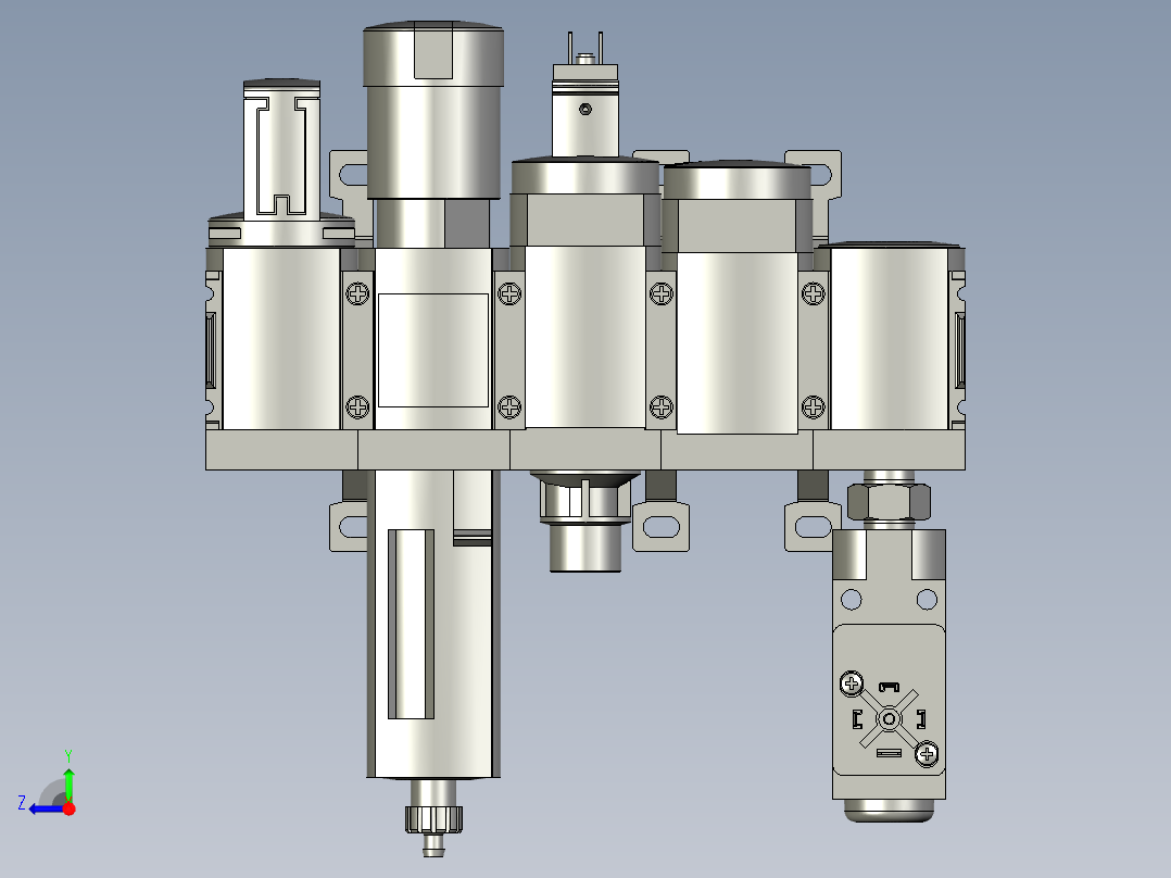 三联件MSB4-1-4C3-J2-D1-A1-F3-WPFESTO右视图
