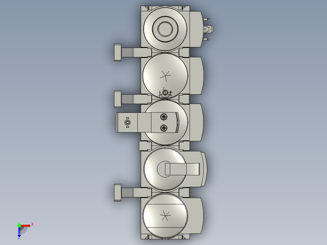 三联件MSB4-1-4C3-J2-D1-A1-F3-WPFESTO俯视图
