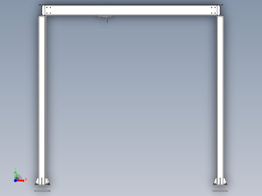 H型钢立库前视缩略图