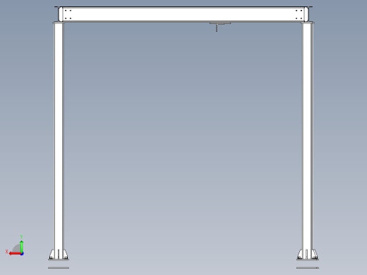H型钢立库后视缩略图