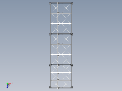 H型钢立库俯视缩略图