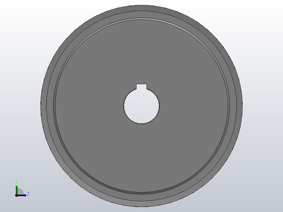 标准型梯形齿同步带轮L型[SLHK-50-075-dk28-D]左视图