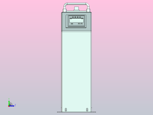 BAFB□-25~30-□-B智能组合式低电压并联电容器三维模型202310左视缩略图