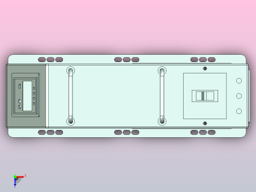 BAFB□-25~30-□-B智能组合式低电压并联电容器三维模型202310俯视缩略图