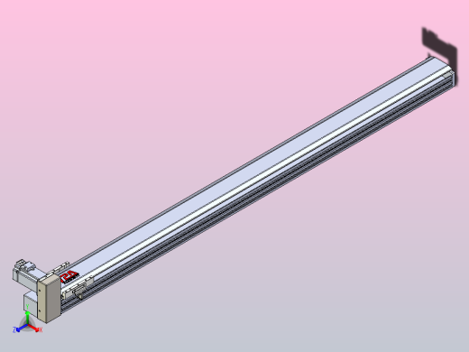 皮带直线轴半封闭可选导轨TPA-HNB-120D-110-L1550-RU-Y-P40-N3