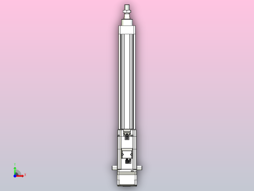 轻载电动缸TPA-ESR40-1210C-L300-MR-TC-W-P40-C3前视缩略图